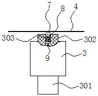 Color press horizontal-printing high-difference deviation rectification device