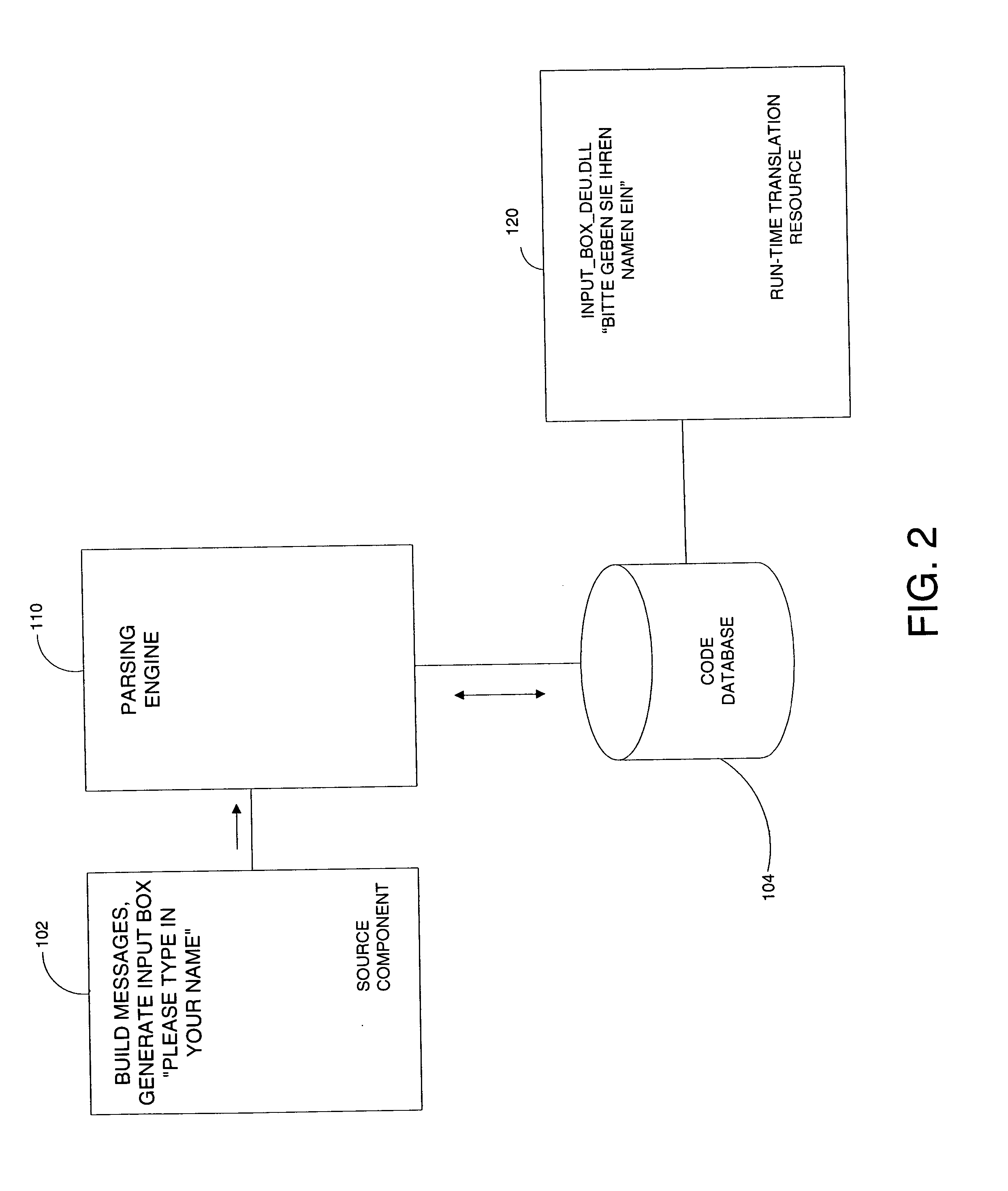 System and method for real-time generation of software translation