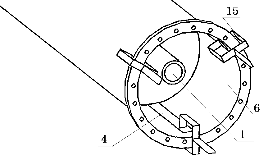 Device for welding fixed three-post insulator of GIL