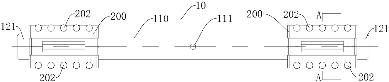 Oral cavity CBCT device and guide structure for same