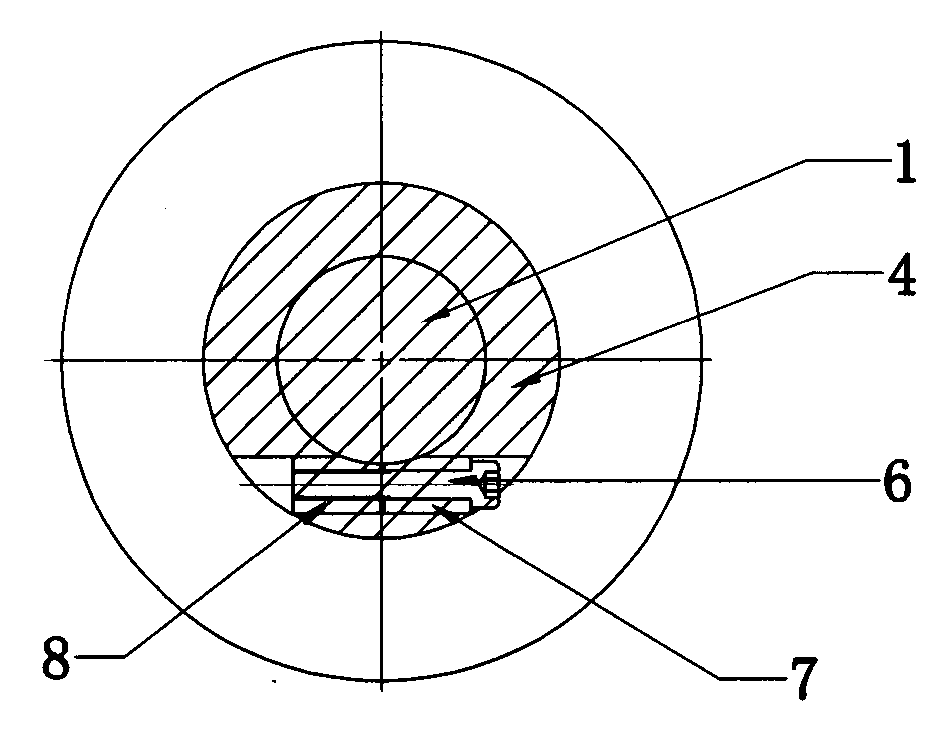 Cutter disc protection structure of pattern milling machine