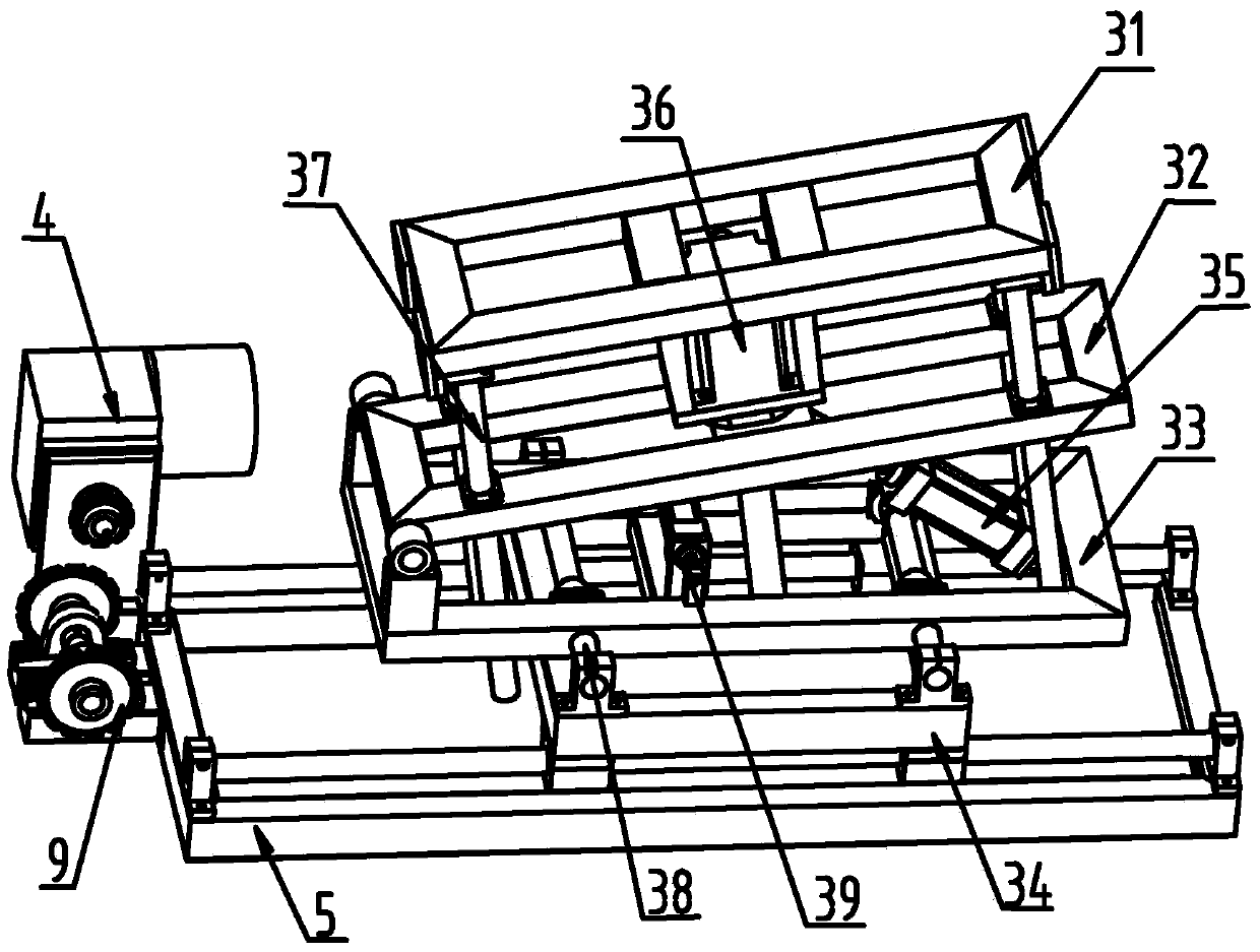 A roll loading and unloading device