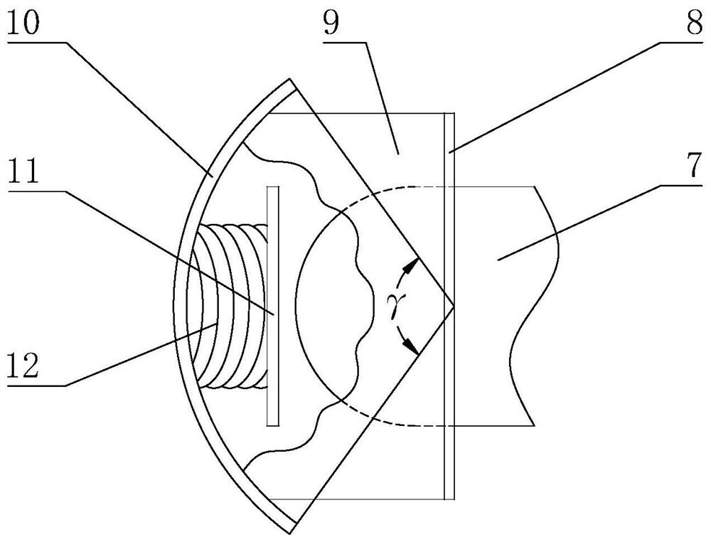 An oil storage tank oil inlet device