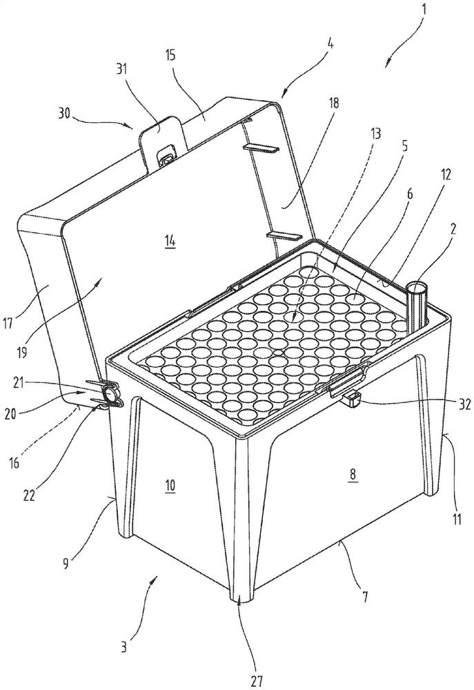 Pipette tip container and method for providing a pipette tip container