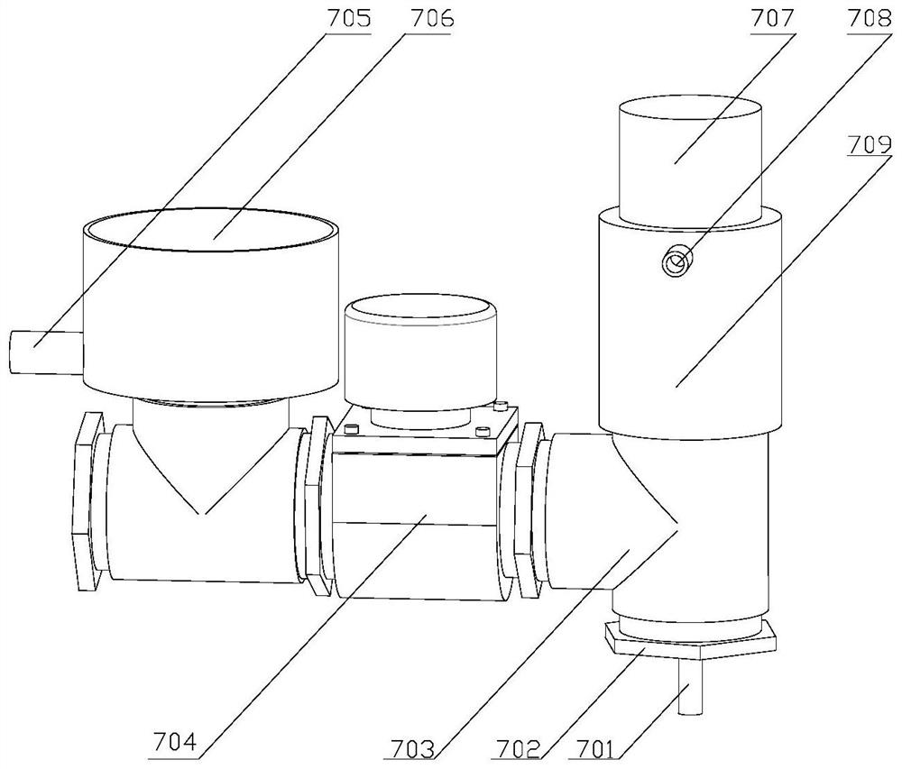 A hydraulic water cylinder quickly retracting piston rod mechanism for an automatic defecation-assist toilet