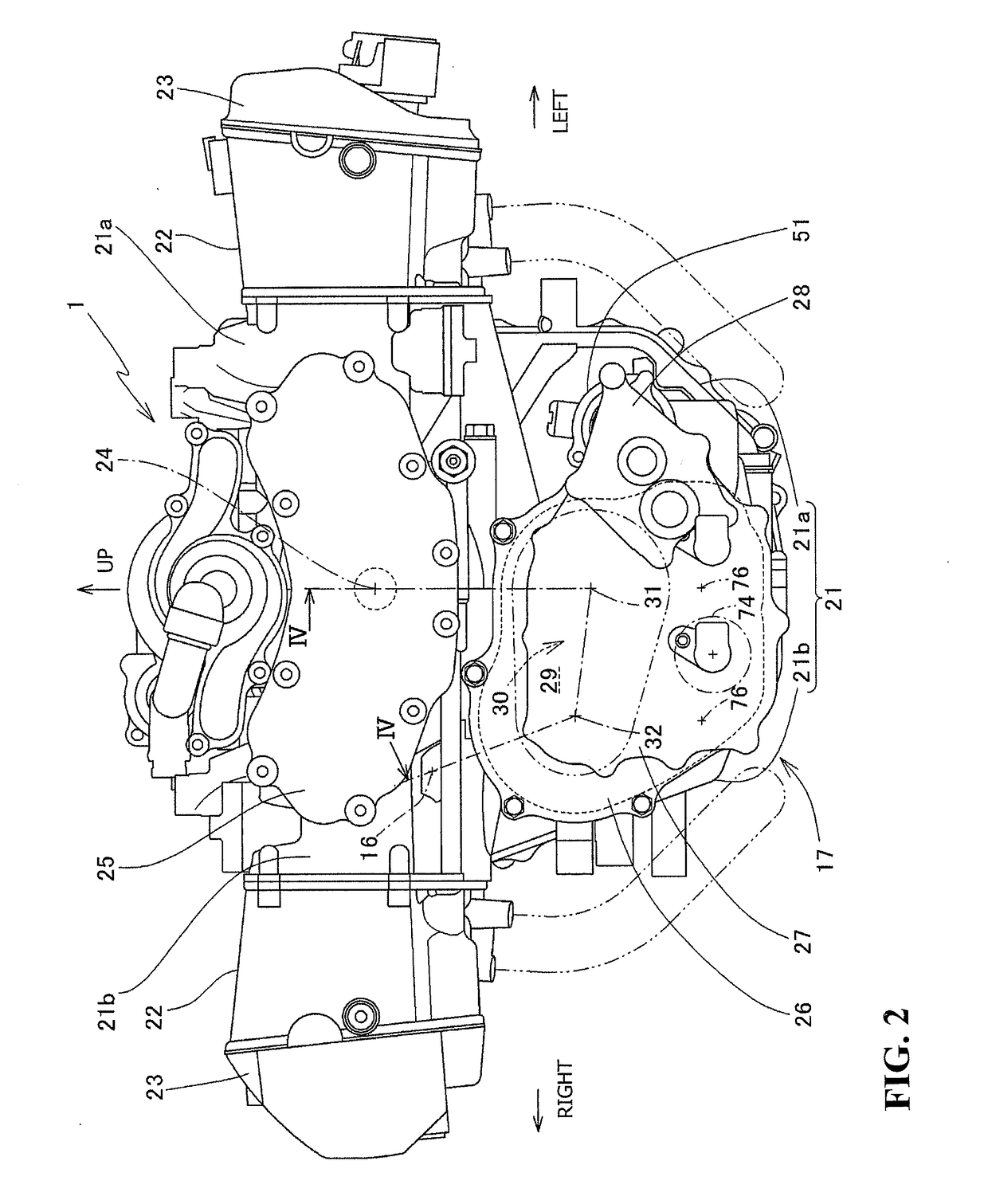 Variable speed drive for internal combustion engine