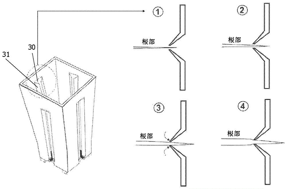 Plant cultivating container