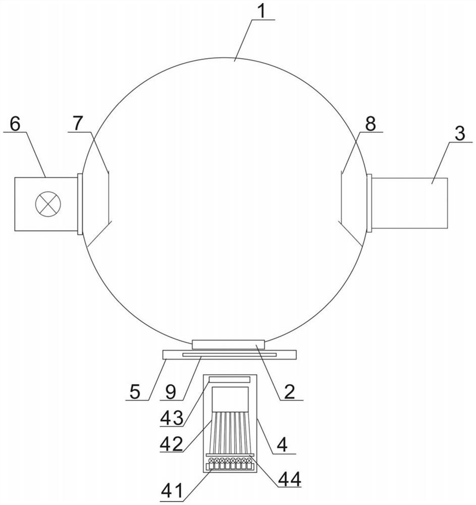 Material transmittance measuring method and material transmittance measuring device