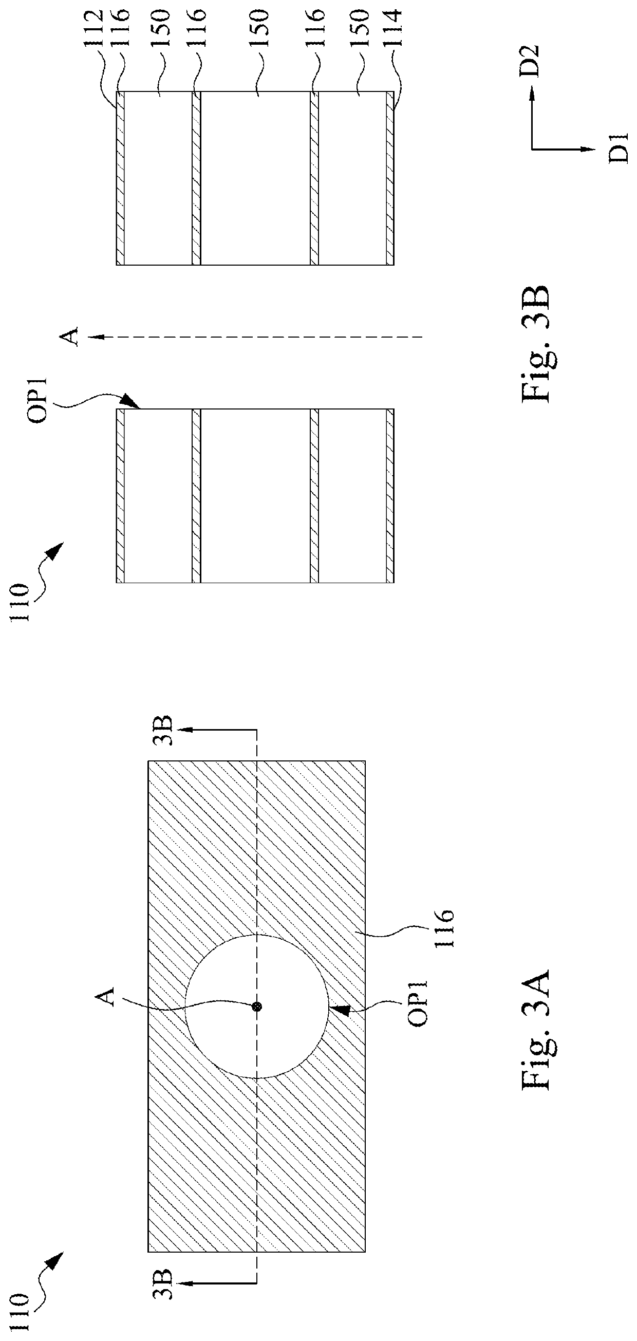 Co-axial via structure and manufacturing method of the same