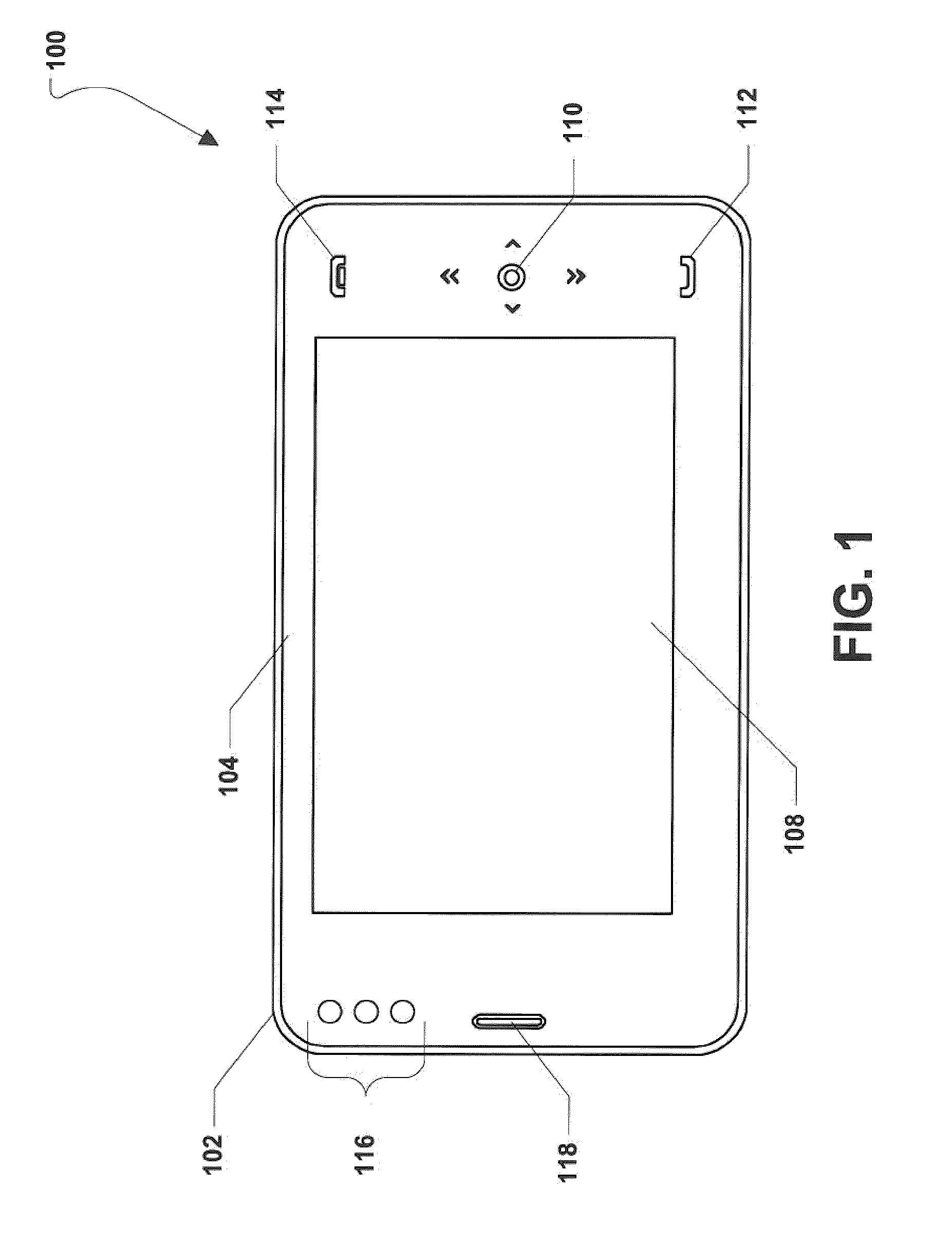 Keyboard for a portable computing device