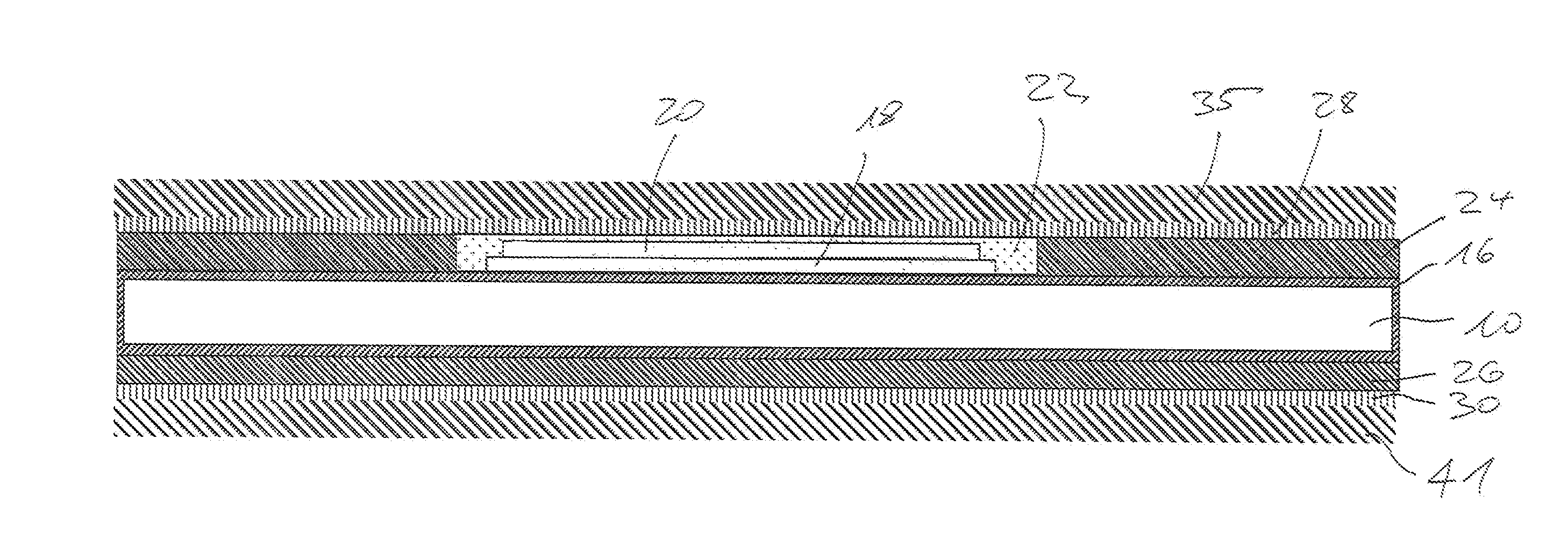 An electronic sub-assembly, a method for manufacturing the same, and a printed circuit board with electronic sub-assembly