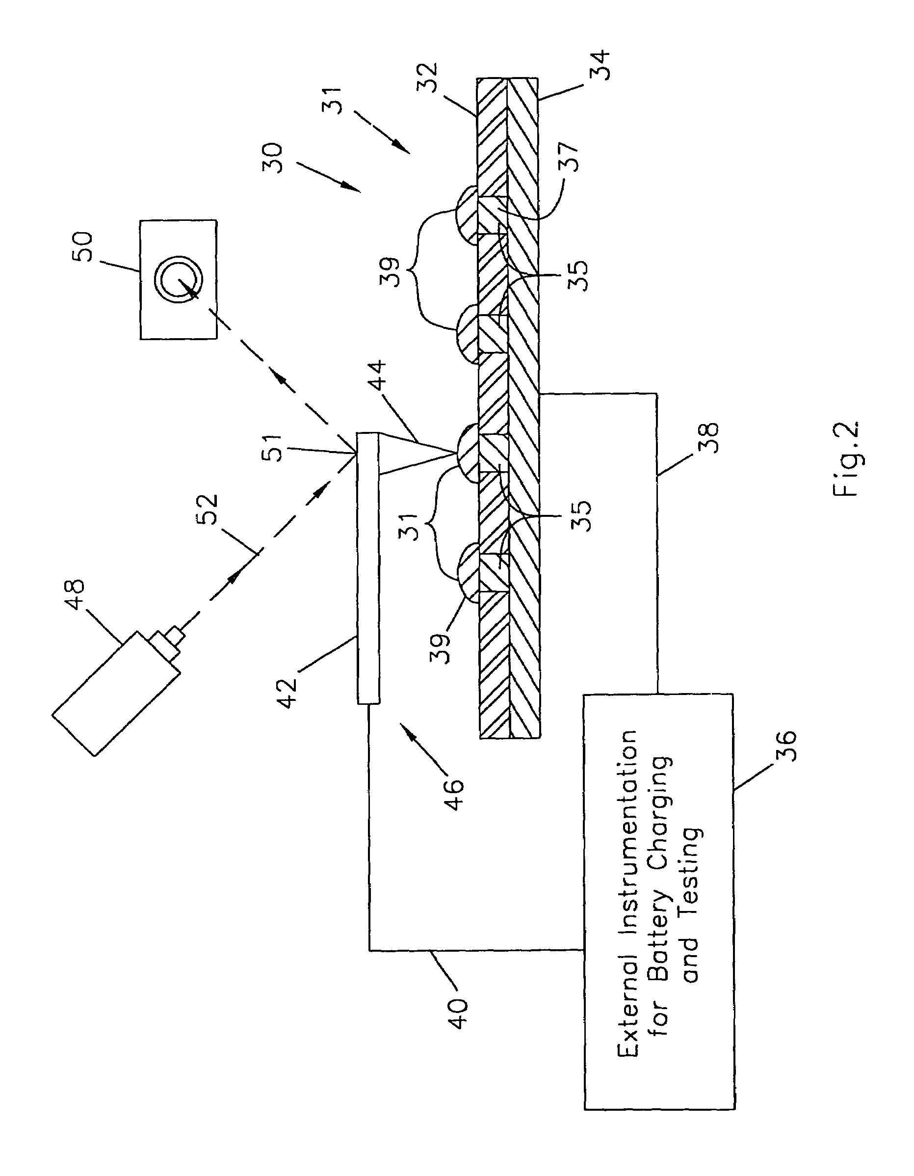 Charged arrays of micro and nanoscale electrochemical cells and batteries for computer and nanodevice memory and power supply