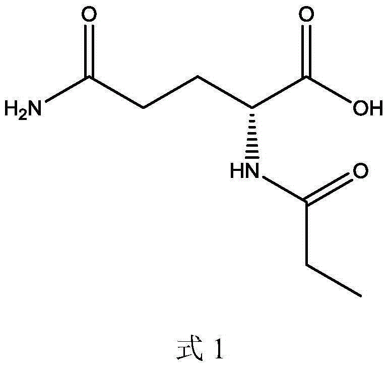 Green preparation method of phthaloylglycyl-l-glutamine