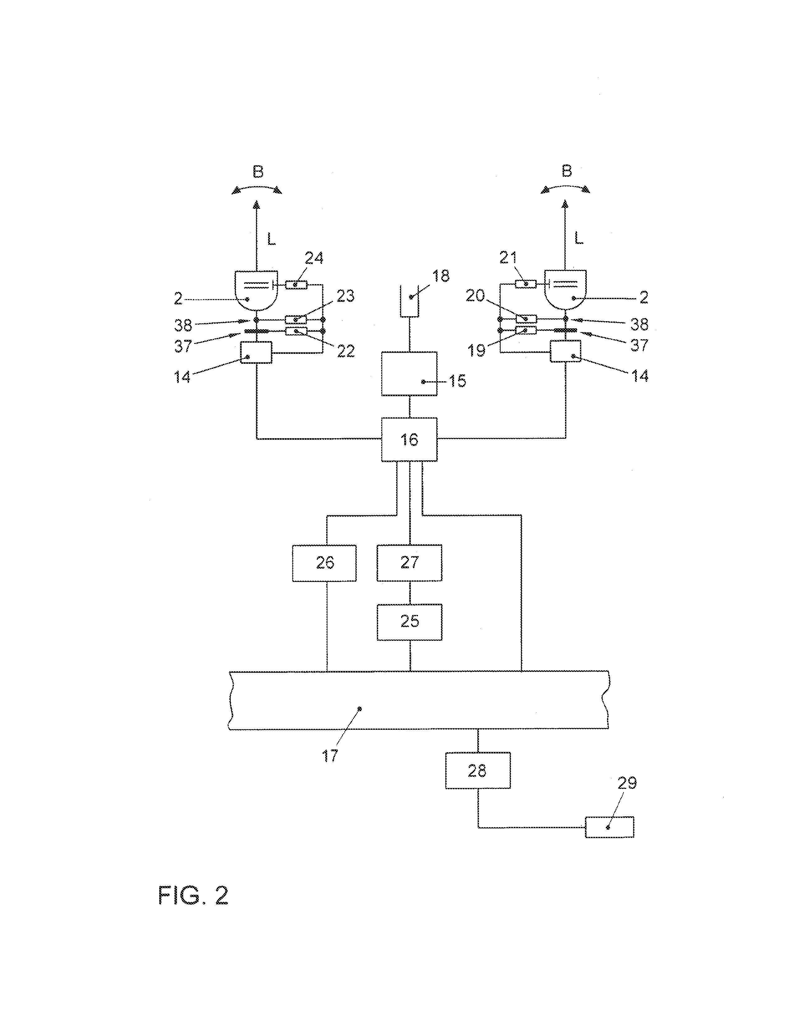 Method for Controlling a Headlamp System for a Vehicle, and Headlamp System