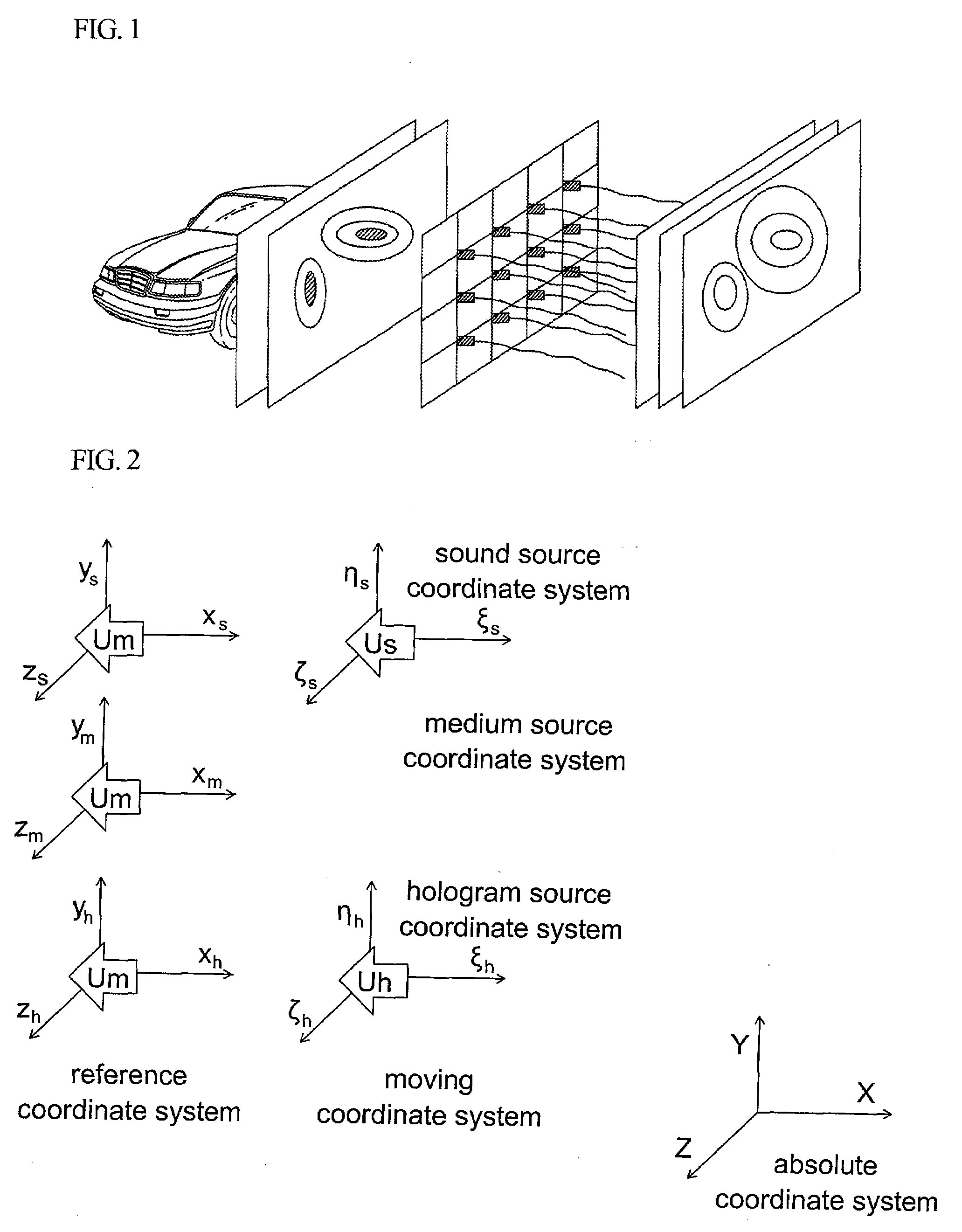 Method and system for predicting acoustic fields based on generalized moving frame acoustic holography