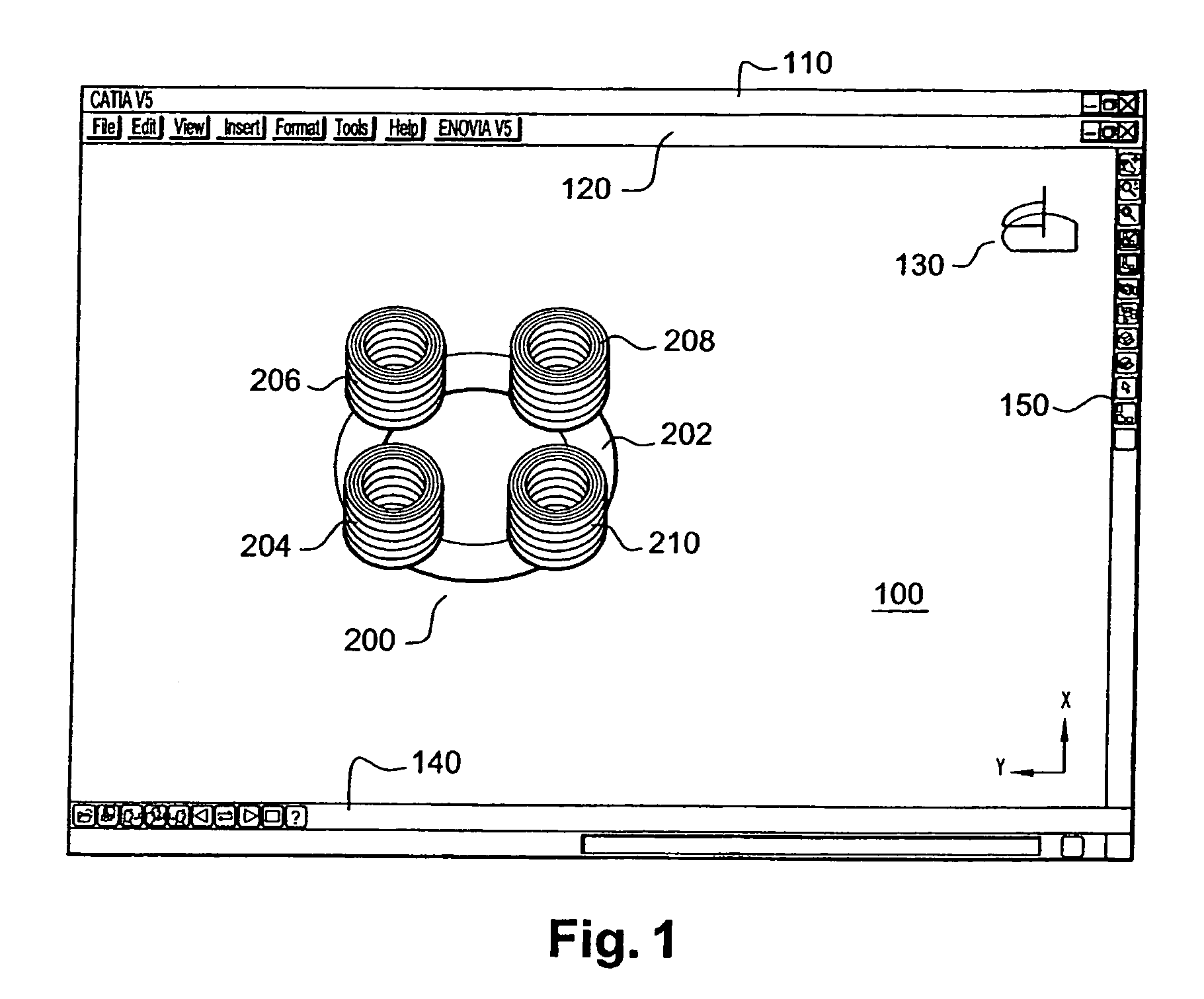 Method and system for graphically navigating among stored objects