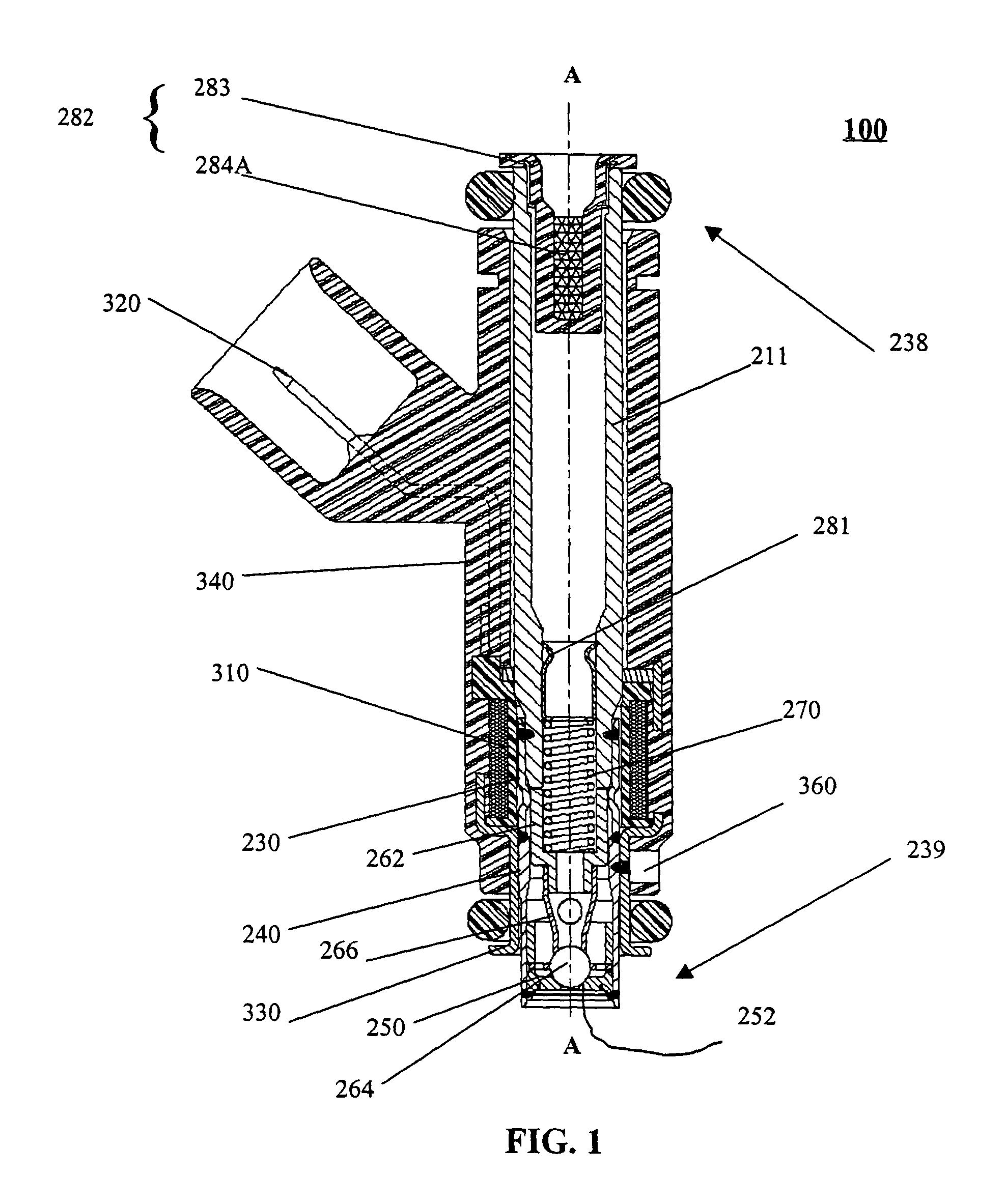 Modular fuel injector and method of assembling the modular fuel injector