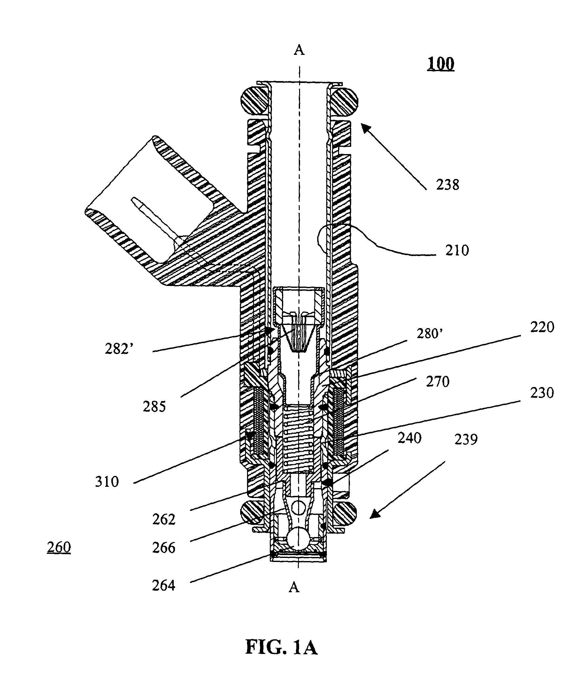 Modular fuel injector and method of assembling the modular fuel injector