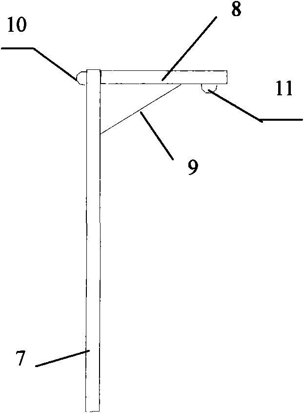 Repair hoisting device and method for isolating switch