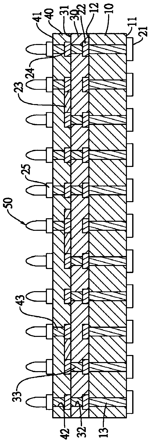 High test density circuit test board