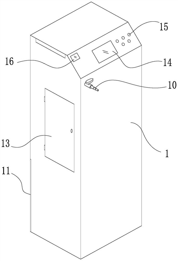 Small multifunctional disinfectant mixing preparation device