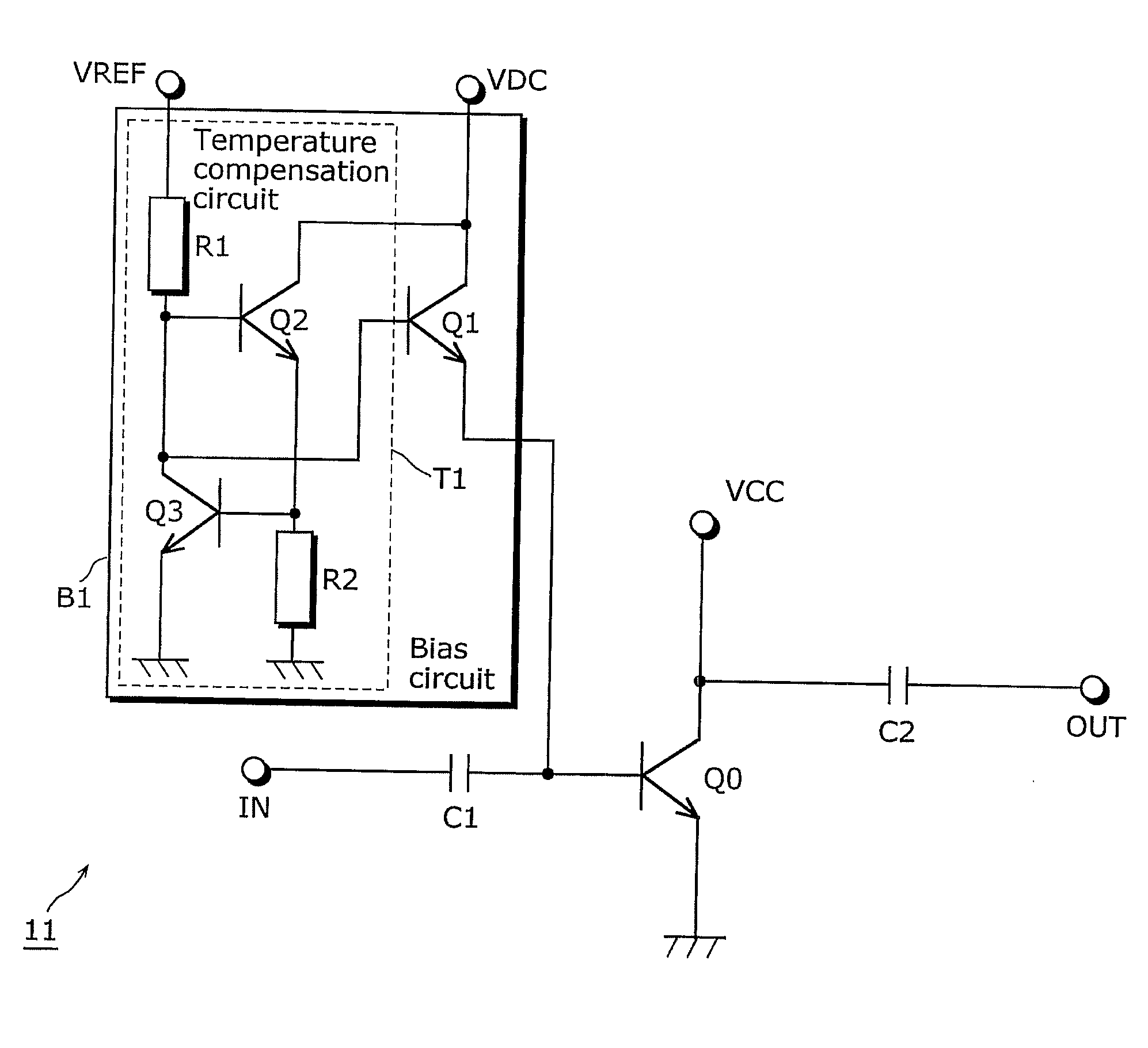 Radio frequency power amplifier and wireless communication device including the same