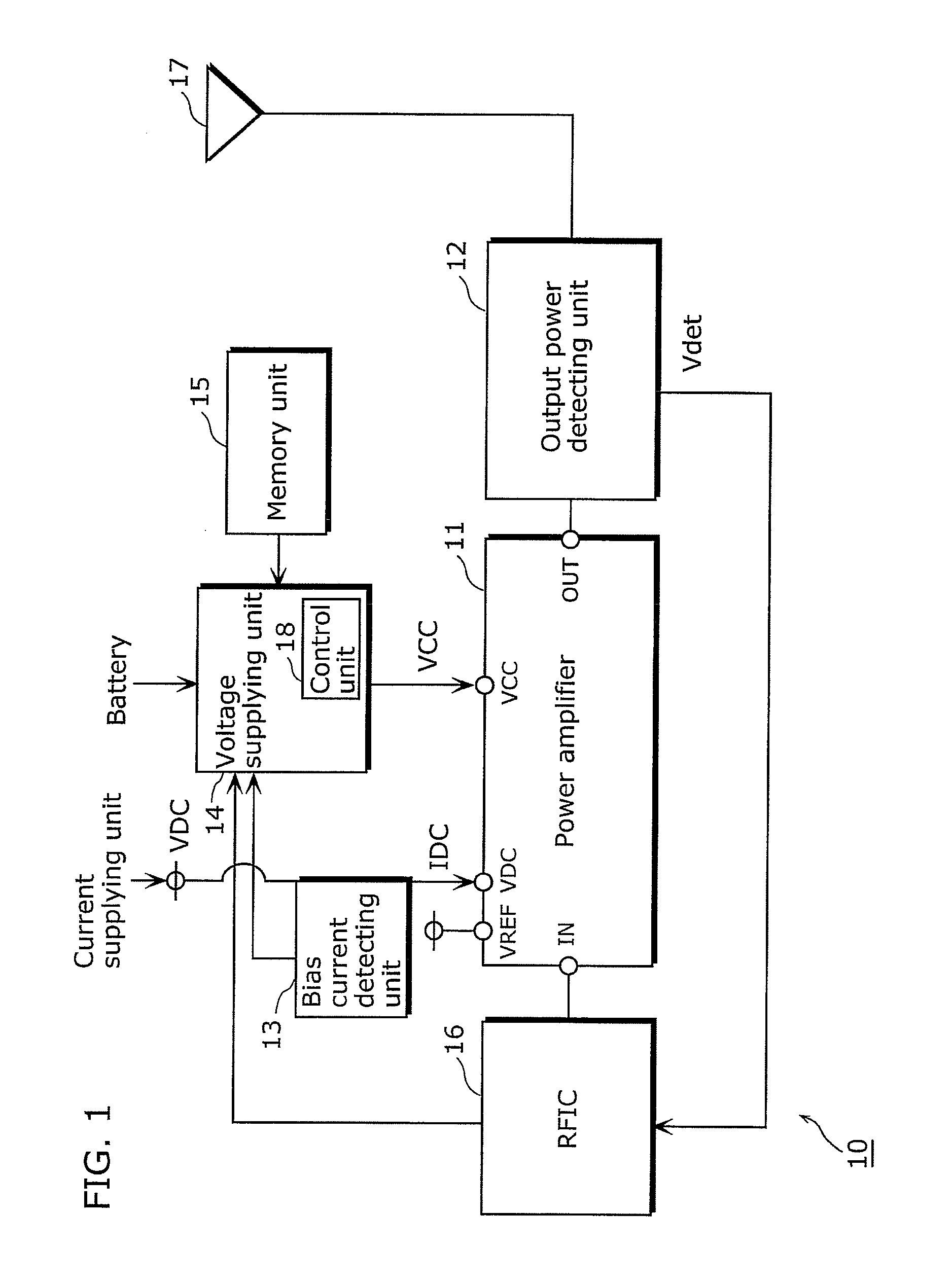 Radio frequency power amplifier and wireless communication device including the same