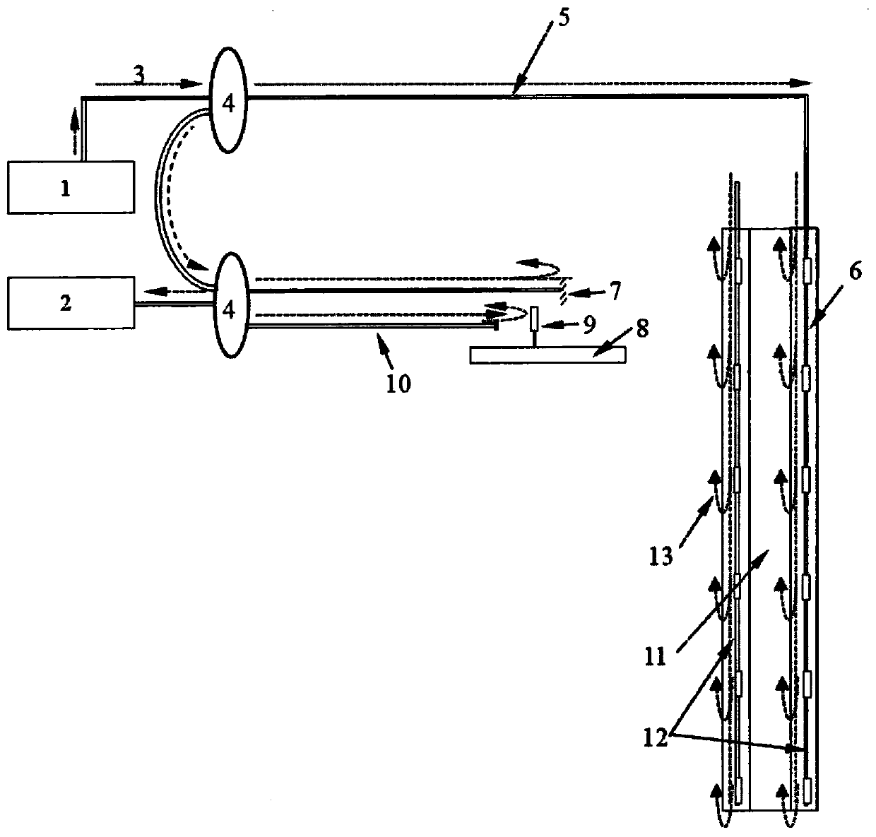 A Pile Integrity Detection System and Method Based on Low Coherence Interferometry Technology