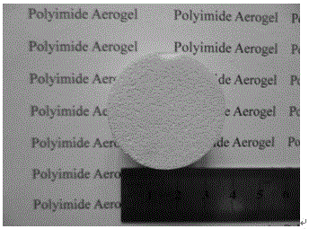 Preparation method of polyimide/silicon dioxide aerogel powder composite aerogel material