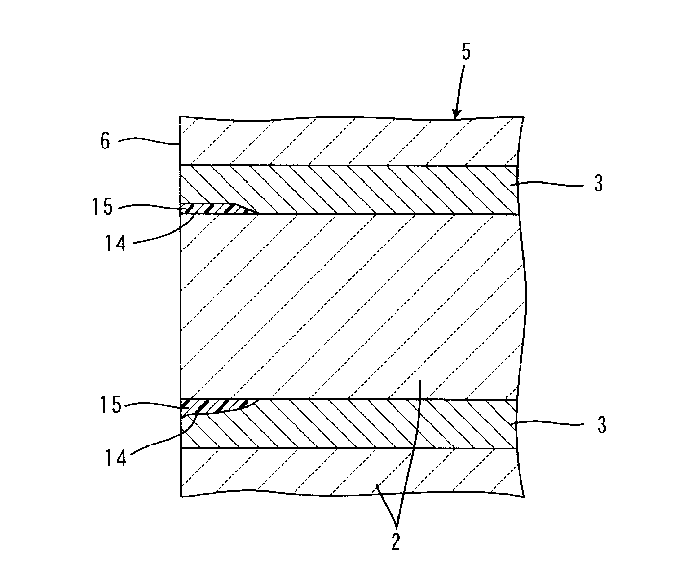 Laminated electronic component and method for manufacturing the same