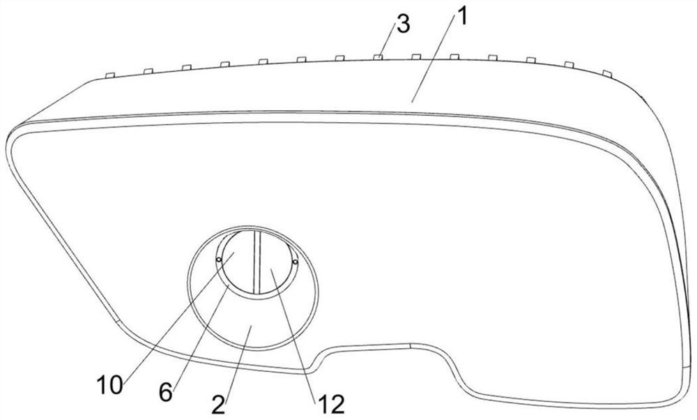 Car lamp with miniature magnetic induction power generation structure