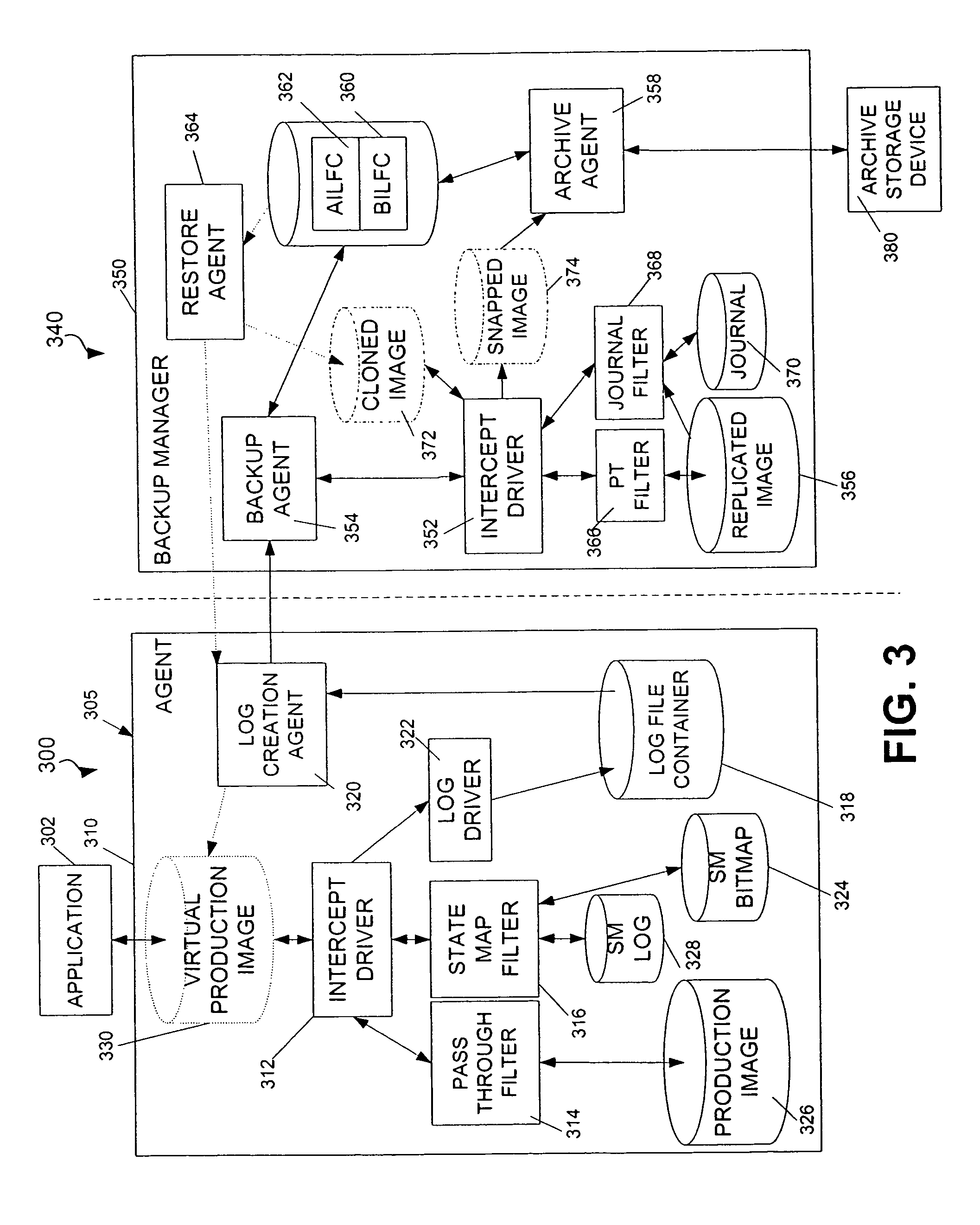 System and method for maintaining a backup storage system for a computer system