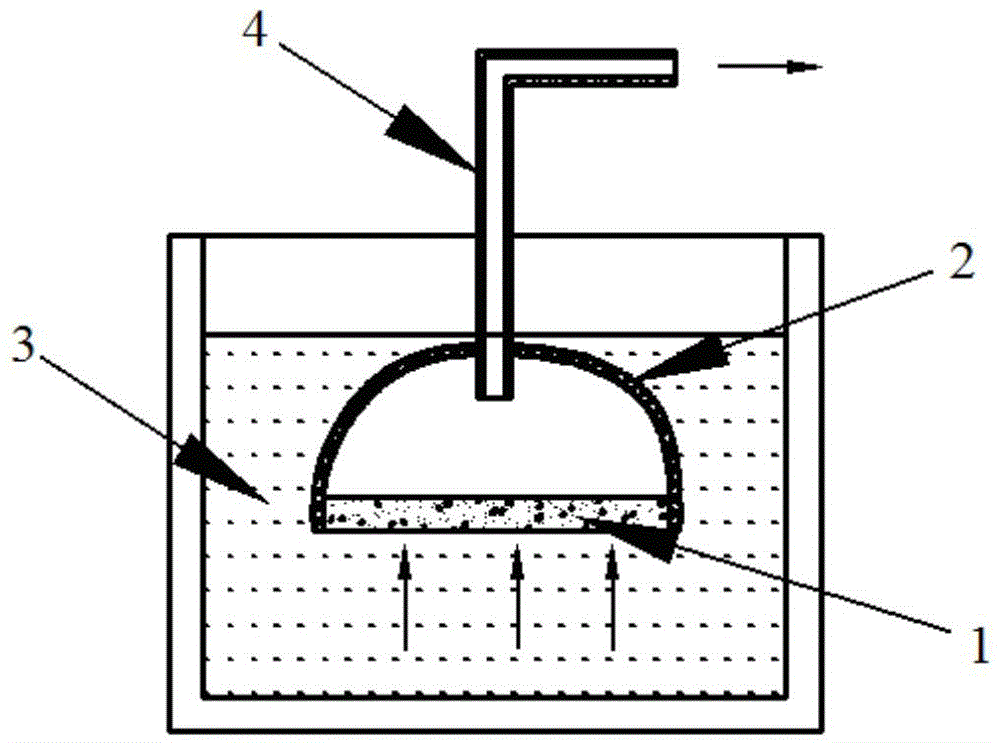 Negative-pressure coating method