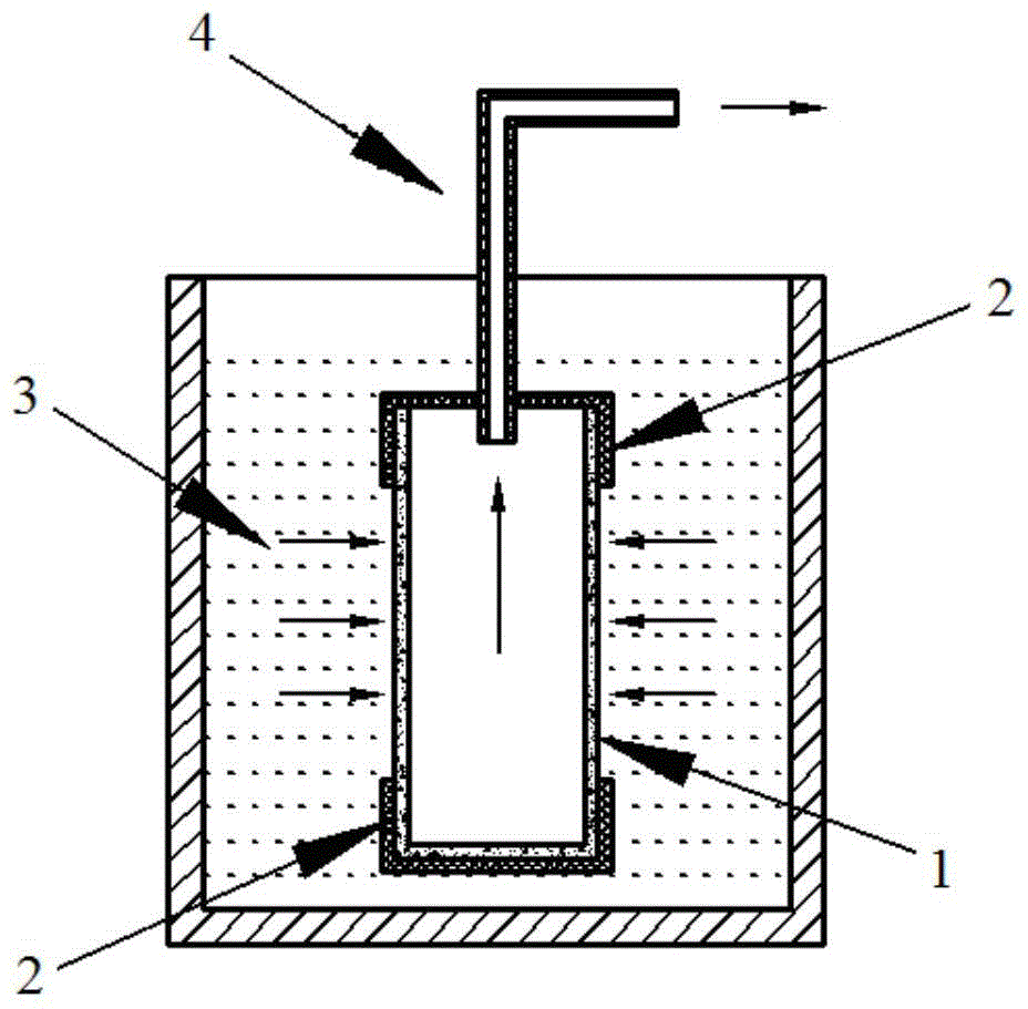 Negative-pressure coating method