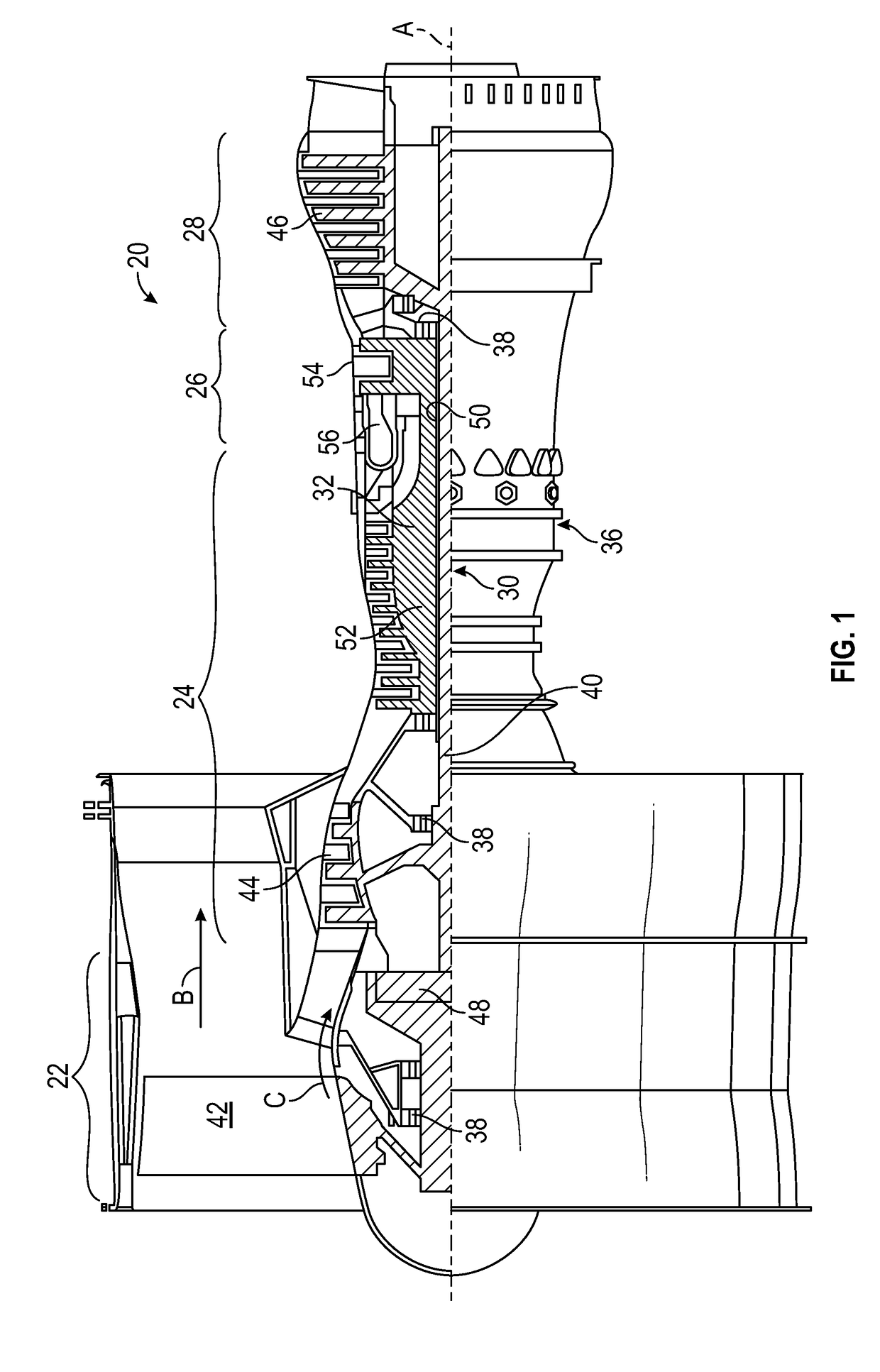 Aft flowing serpentine cavities and cores for airfoils of gas turbine engines