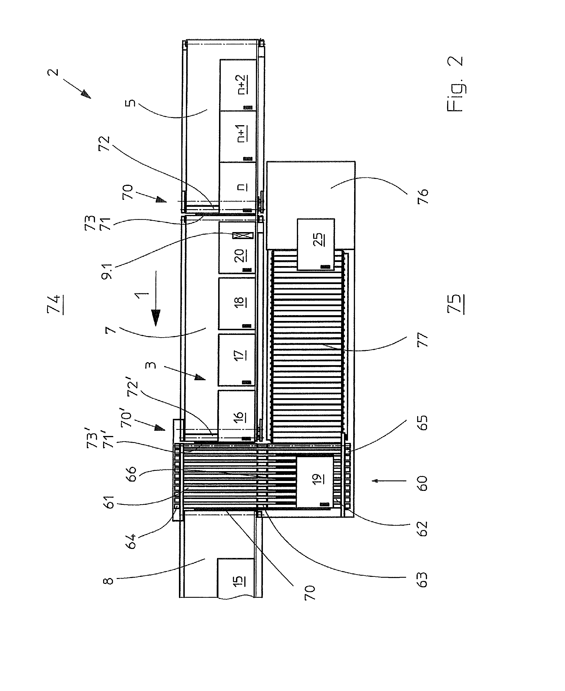 Method and device for removing at least one book block from and/or supplying at least one book to a conveying section of a book production line