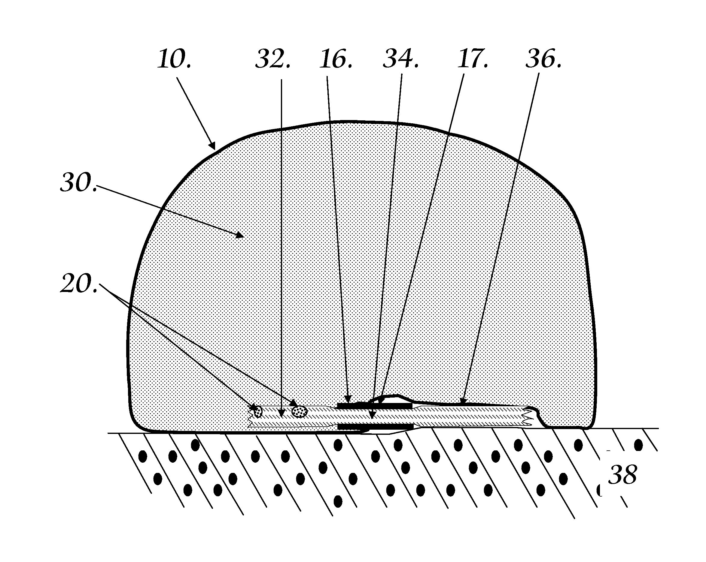 Flexible tube for irrigating trees