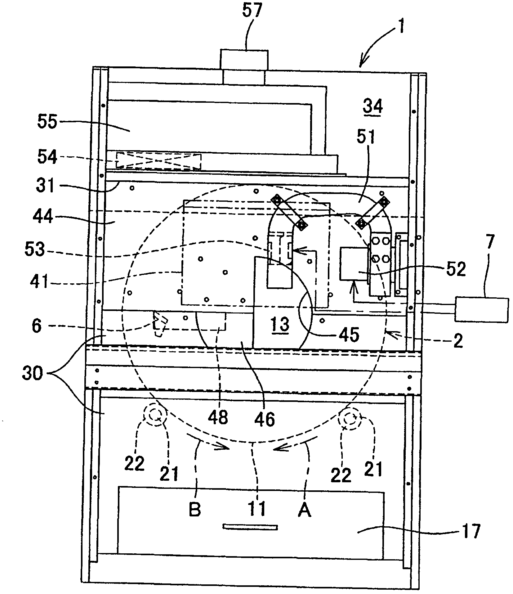 Domestic waste processing device