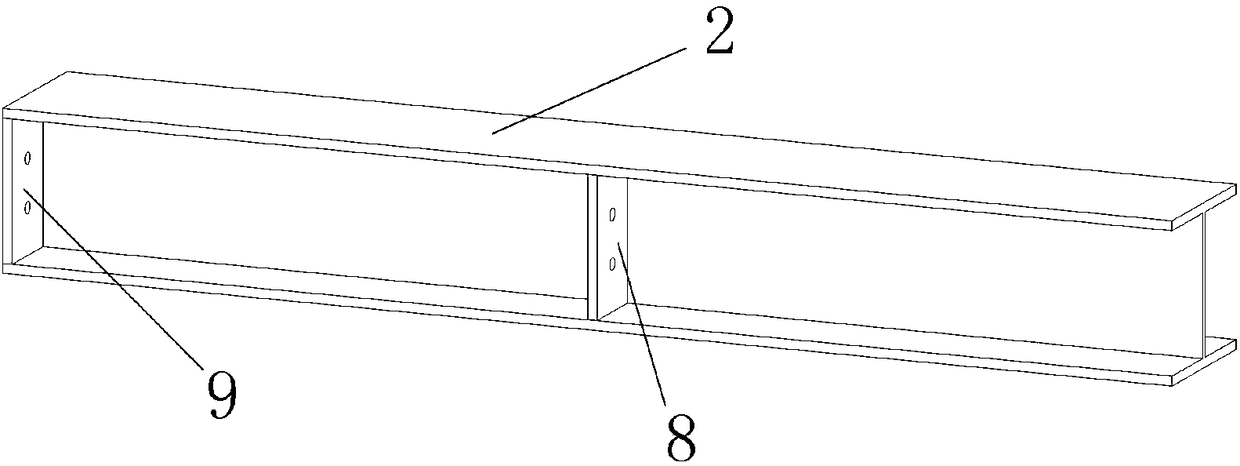 A multi-storey assembled modular self-resetting steel structure special-shaped column frame system