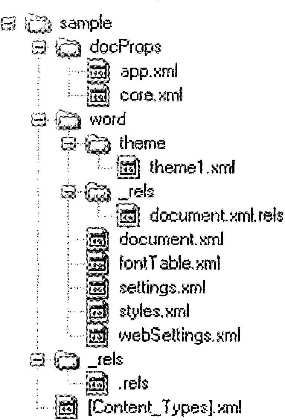 Method and device for hiding information based on word2007 text segmentation