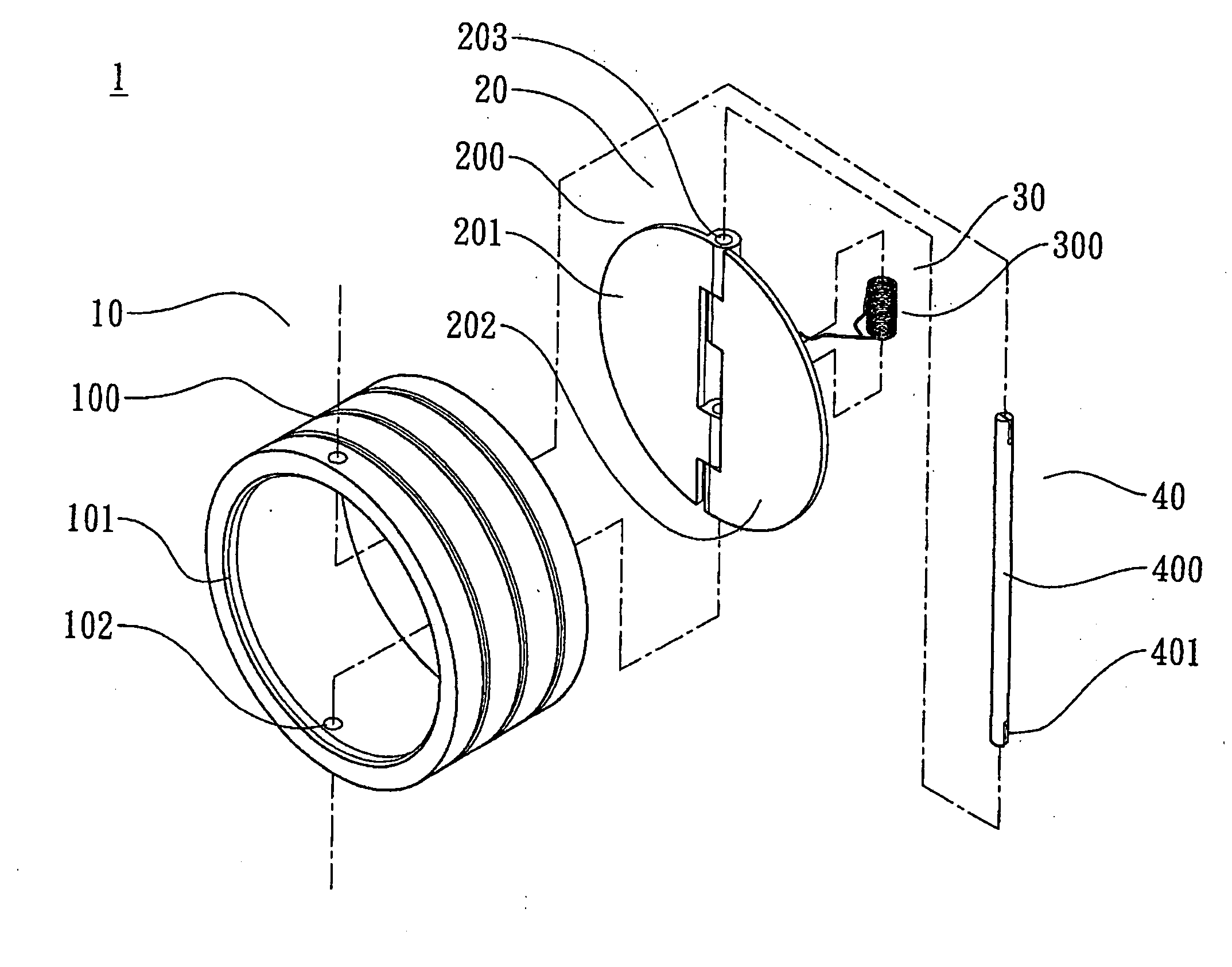 Variable flow control method and device between air intake and throttle