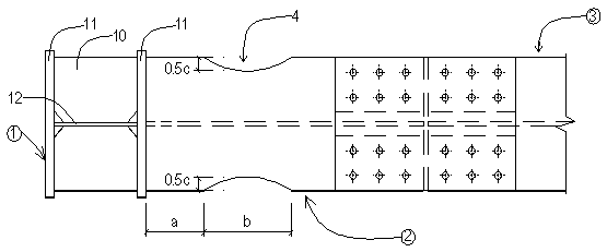 Assembly type bone-shaped shock-resistance node
