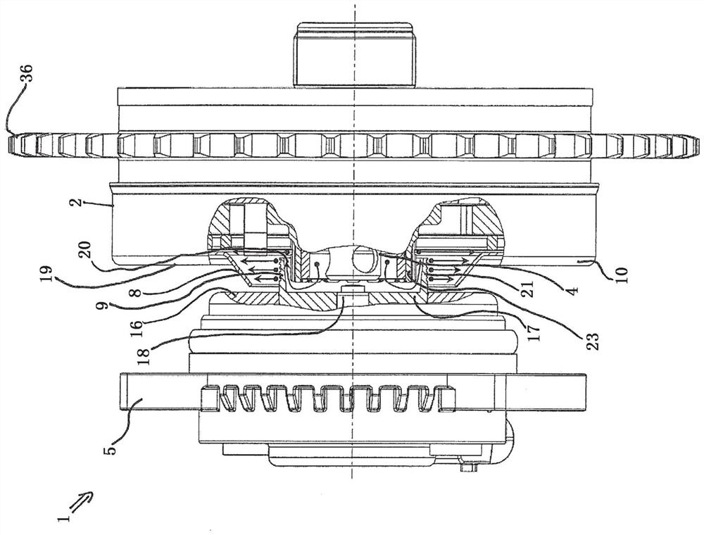 hydraulic camshaft adjuster