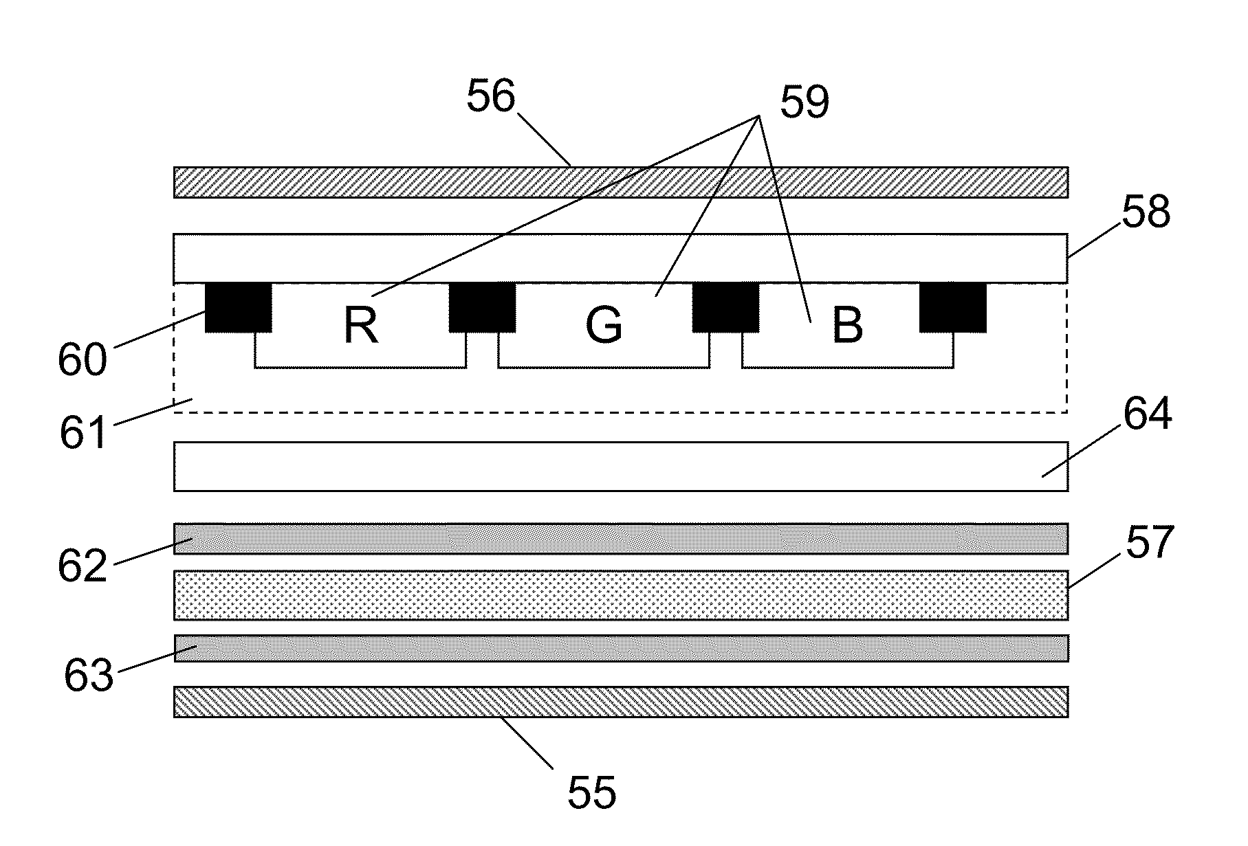 Color liquid crystal display and compensation panel