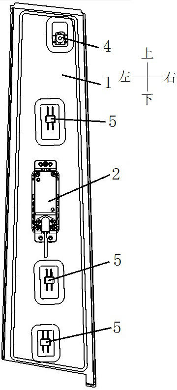 B column decorative plate with face recognition function and vehicle