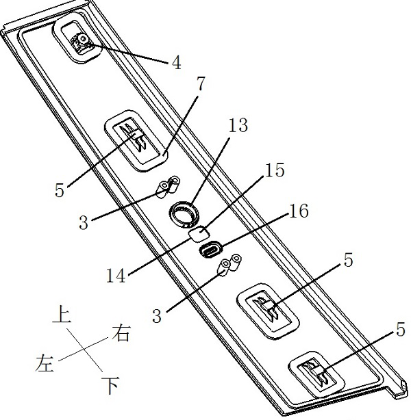 B column decorative plate with face recognition function and vehicle