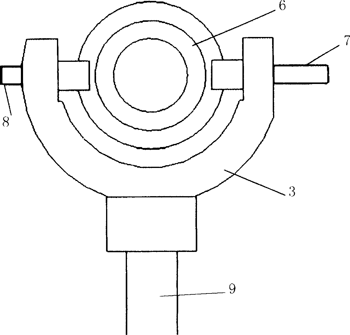 Method and device for measuring scattered light space distribution