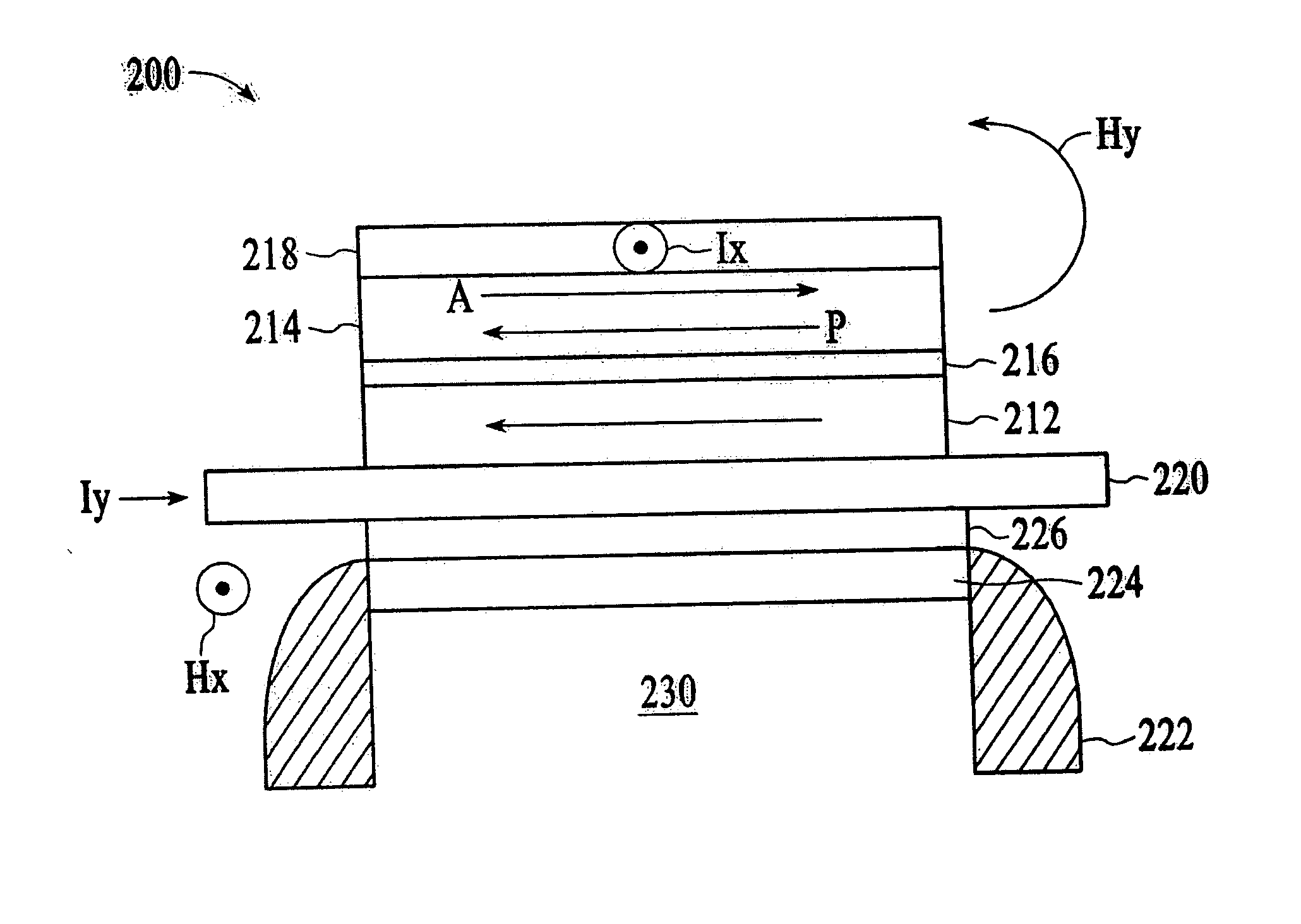 Thin film device and a method of providing thermal assistance therein