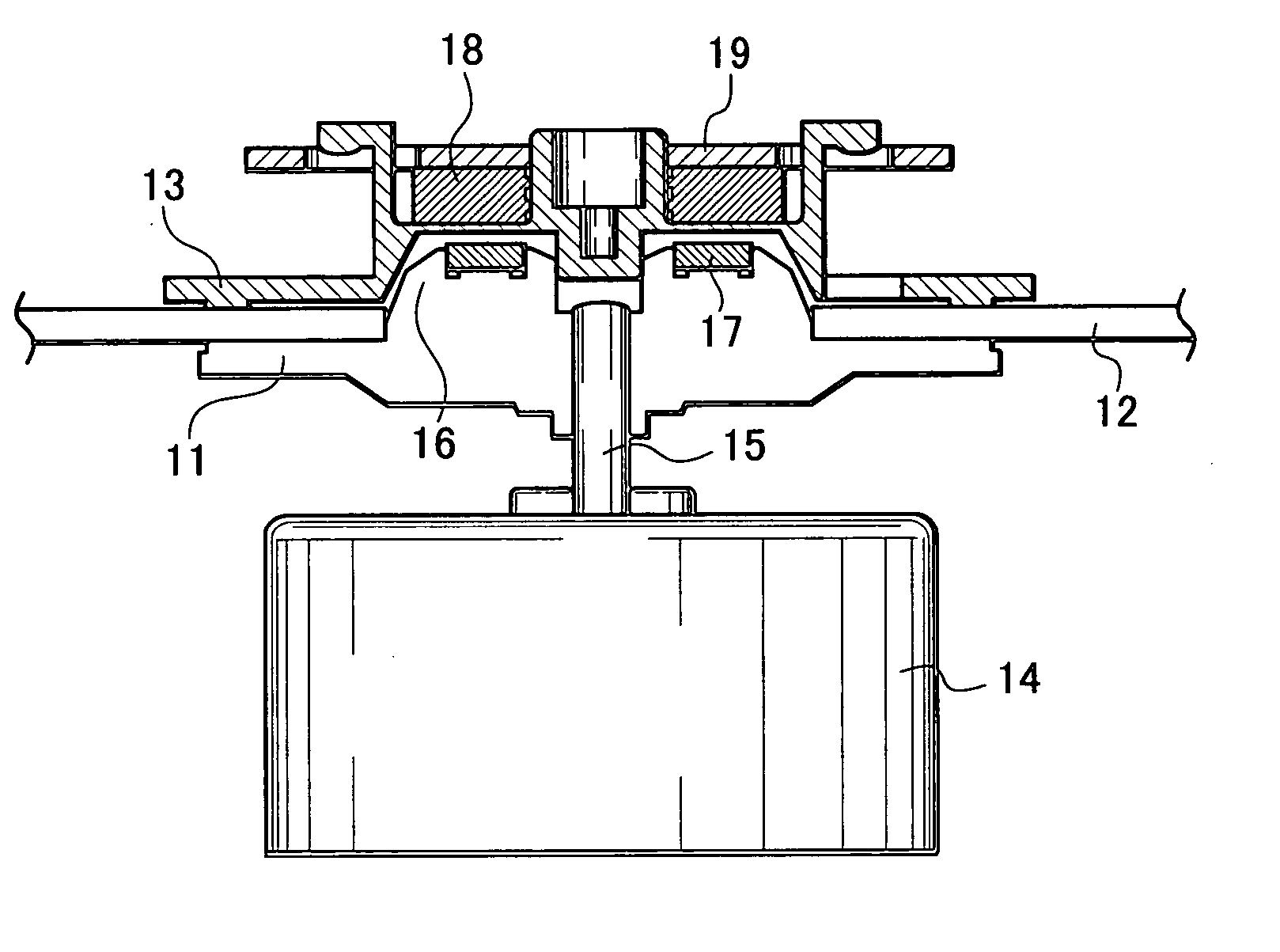 Disk device having clamp mechanism