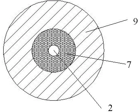 Compound-glass optical fiber bundle device